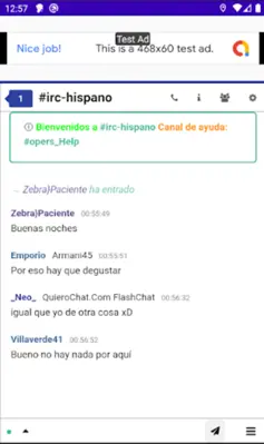 Chat Hispano android App screenshot 2